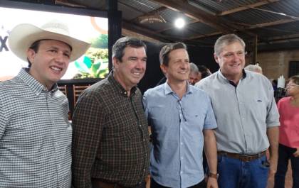 Governador Eduardo Riedel na Expotrês 2024