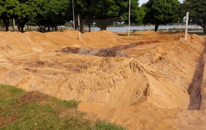 Caixas de areia da Lagoa Maior e academias ao ar livre são interditadas para evitar aglomerações