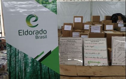 Três Lagoas recebe doação de EPIs e cestas básicas da Eldorado Brasil