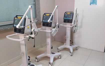 Hospital Auxiliadora recebe 20 novos respiradores