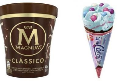 Kibon lança Cornetto de unicórnio e Magnum de pote