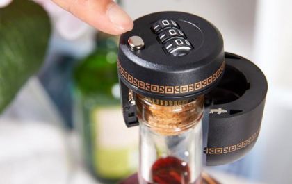 Wine Bottle Lock: nosso novo item de desejo