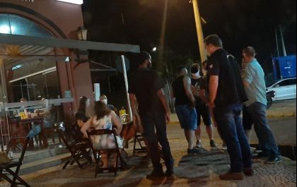 Bares e igrejas são notificados durante o feriadão em Três Lagoas