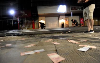 Assalto a banco em Criciúma: Veja imagens do ataque