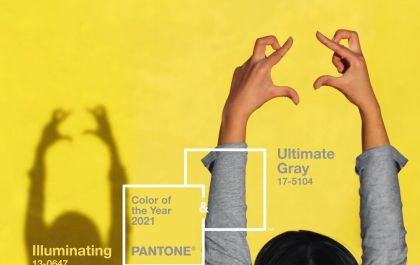 Pantone escolhe 'amarelo caloroso' e 'cinza sólido' como tons de 2021