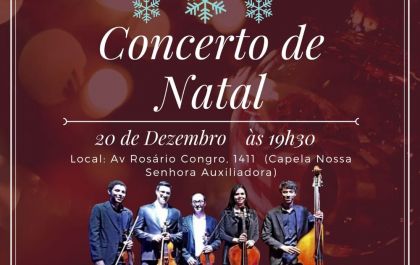 Cultura de Três Lagoas promove concerto de Natal no Hospital Auxiliadora