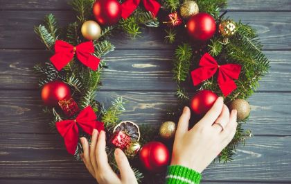Guirlandas de Natal feitas em casa estão em alta; aprenda a fazer a sua