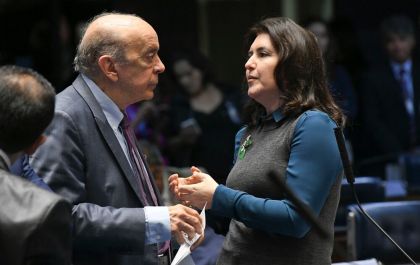 Serra e Podemos também declaram apoio a Simone Tebet para presidência do Senado