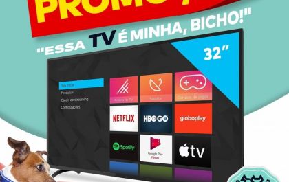 Quem aí quer ganhar uma TV de 32 polegadas da Bichomania? Saiba como participar!