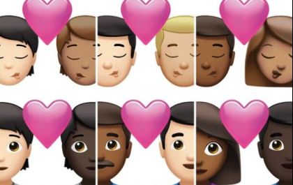 Casais inter-raciais, emojis de máscaras e mais. Veja novidades da Apple!