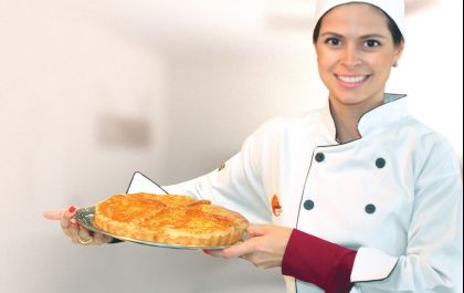 Empadão de frango com palmito