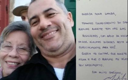 O Boticário manda perfume fora de linha para mãe lembrar “cheiro do filho”