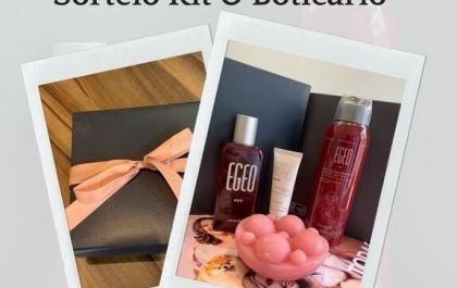 Quer ganhar um lindo Kit do Boticário?