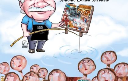 Tem artista especial fazendo arte no céu