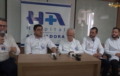Agitta Social na Coletiva de Imprensa do Hospital Auxiliadora