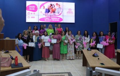 Câmara Municipal de Vereadores faz homenagem do Dia Internacional da Mulher