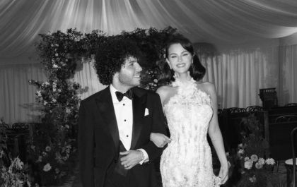 Selena Gomez usa três vestidos de Ralph Lauren em casamento com Benny Blanco