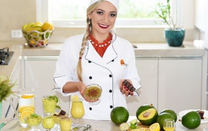 Cozinhando com Ju Prado - nutricionista fez uma mousse fit para a Gente