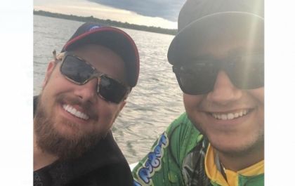 Os cantores Juliano e Zé Neto fazendo de Três Lagoas mais querida que o normal