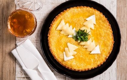 Receita: Quiche de Brie com Mel