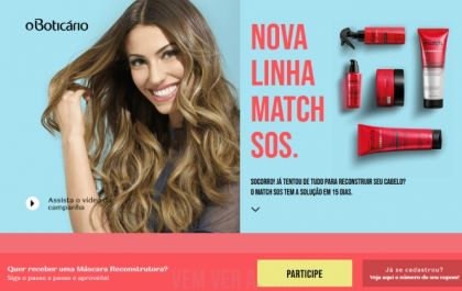 Alerta brinde: O Boticário está ofertando uma Máscara Reconstrutora da sua nova linha