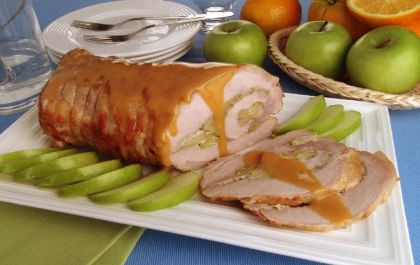 Receita saudável: Lombo recheado com maçã verde