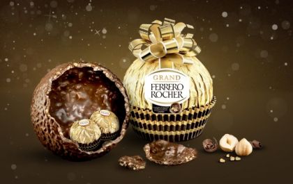 Ferrero Rocher lança ovo de páscoa em versão gigante do clássico bombom