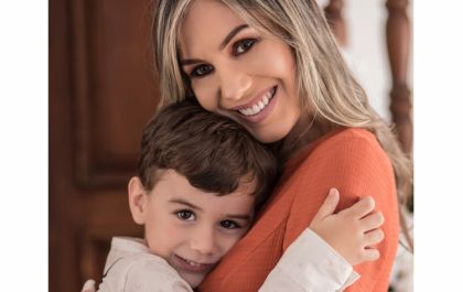 O amor absoluto entre Juliana e o filho Victor