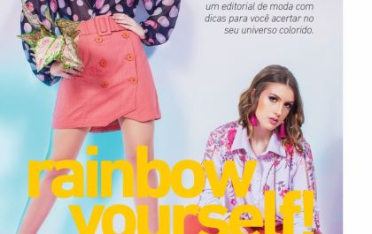 Rainbow Yourself! A tendência da estação é colorir