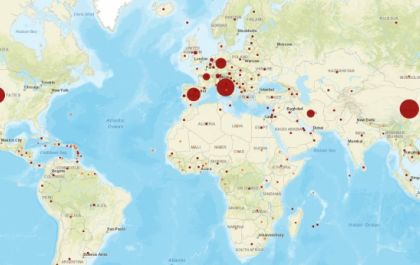 Atualize-se sobre o COVID 19 no mundo em tempo real